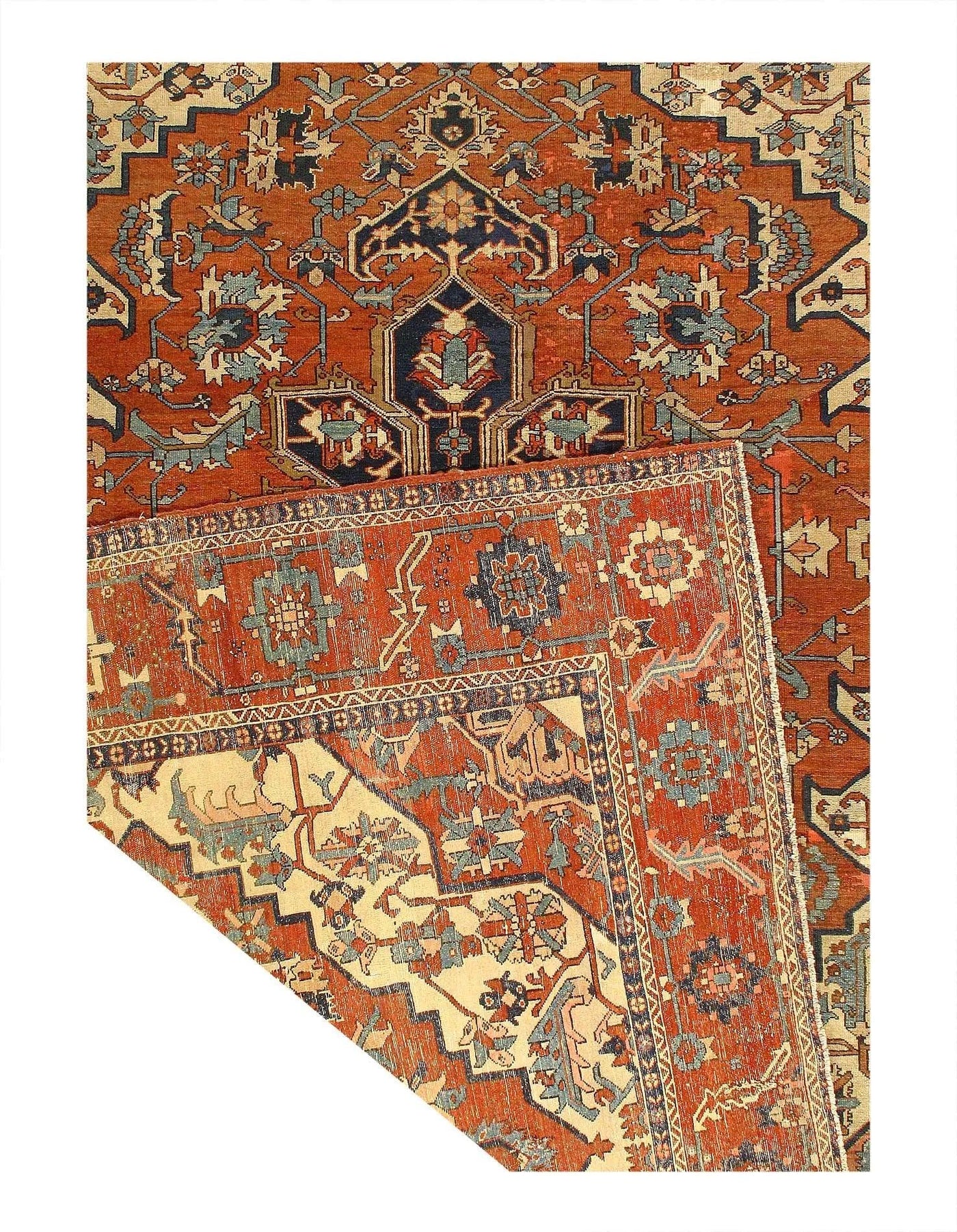 Canvello 1920s Silkroad Antique Serapi - 10' X 13' - Canvello