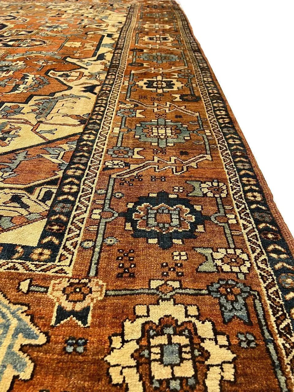 Canvello 1920s Silkroad Antique Serapi - 10' X 13' - Canvello