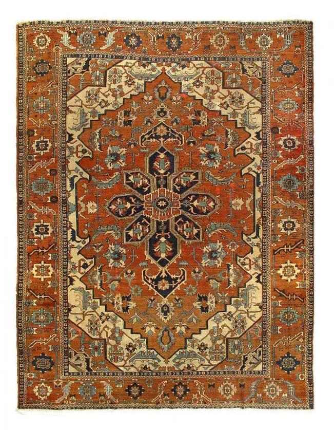 Canvello 1920s Silkroad Antique Serapi - 10' X 13' - Canvello