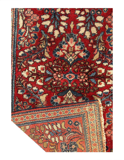 Hand Knotted Sarouk Rug | Persian Hand Knotted Sarouk Rug | Canvello