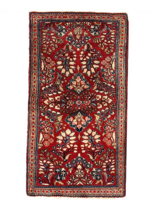 Canvello 1920s Silkroad Hand Knotted Antique Sarouk Rug - 2' X 3'11'' - Canvello