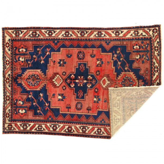 Canvello 1920s Vintage Bakhtiari Hand - Knotted Rug - 4'9" x 6'11" - Canvello