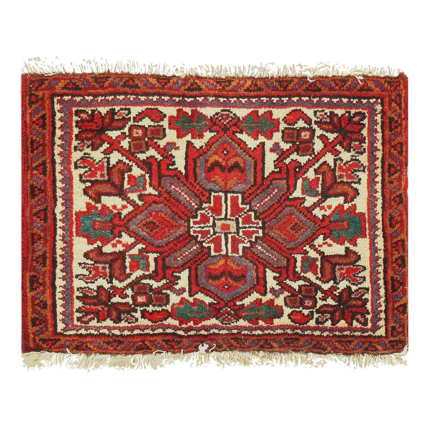 Vintage Silkroad Heriz Rug | Vintage Persian Heriz Rug | Canvello