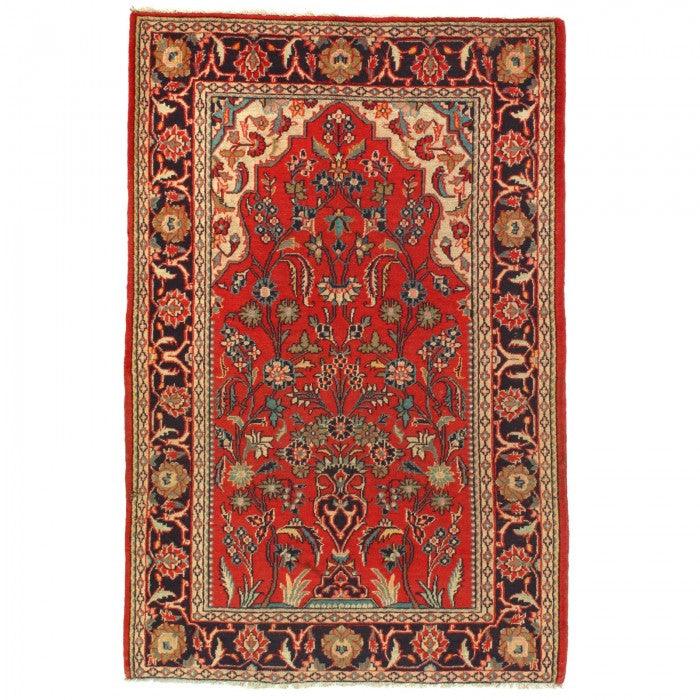 Canvello 1920s Vintage Silkroad Mahal Rug - 4'3" x 6'5" - Canvello