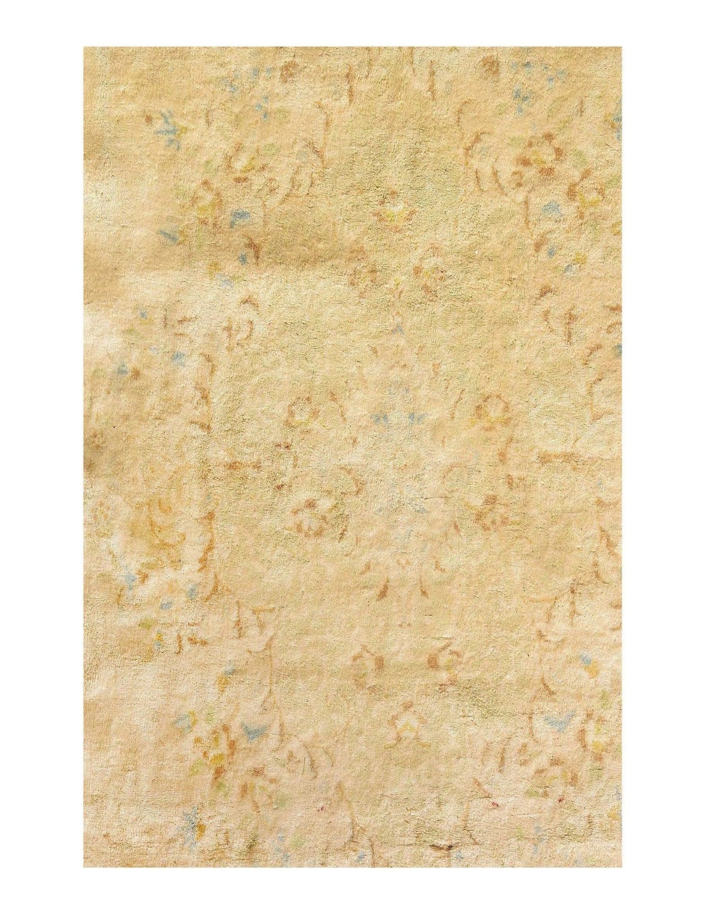 Canvello 1930s Silkroad Kerman Beige Wool Rug - 11′6″ × 17′11″ - Canvello