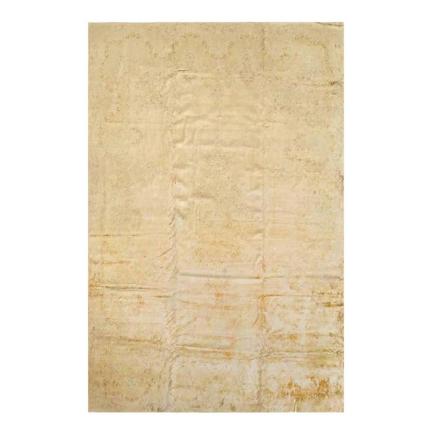 Canvello 1930s Silkroad Kerman Beige Wool Rug - 11′6″ × 17′11″ - Canvello