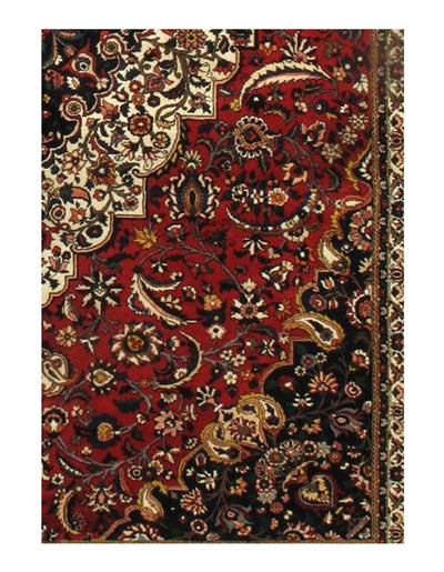 Canvello 1940s Red Silkroad Bakhtiari Rug - 10'8'' X 14'7'' - Canvello