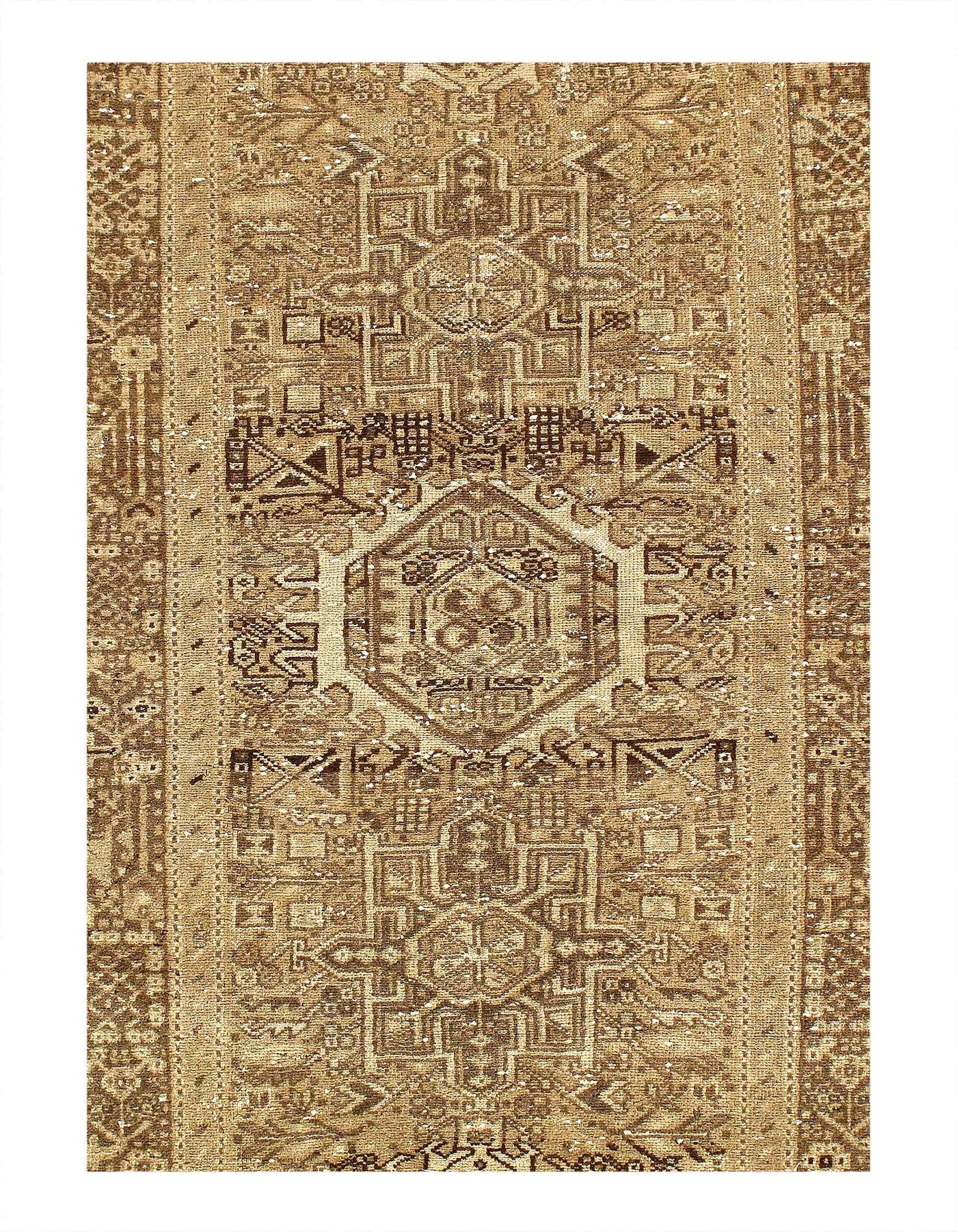 Canvello 1940s Silkroad Antique washout Karajeh Runner - 3'7'' X 9'11'' - Canvello