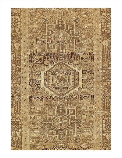 Canvello 1940s Silkroad Antique washout Karajeh Runner - 3'7'' X 9'11'' - Canvello