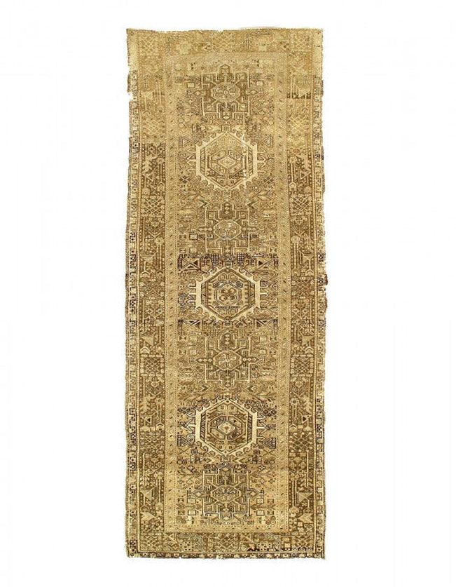 Canvello 1940s Silkroad Antique washout Karajeh Runner - 3'7'' X 9'11'' - Canvello