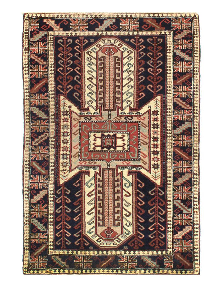 Redondo fino anudado a mano Agra 8'2'' X 8'2''