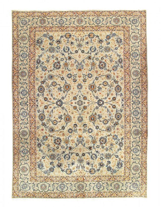 Canvello 1970s Hand Knotted Silkroad Vintage Kashan Rug - 9'8'' X 13'6'' - Canvello