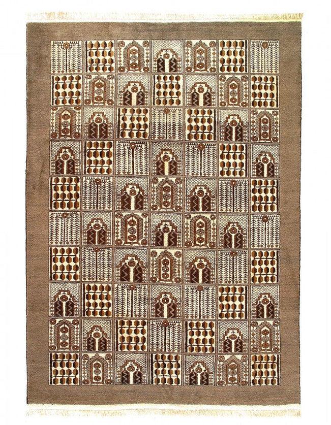 Canvello 1970s Hand Knotted Silkroad Vintage Mashad Rug - 8'6'' X 12'3'' - Canvello