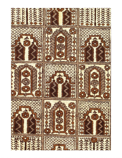 Canvello 1970s Hand Knotted Silkroad Vintage Mashad Rug - 8'6'' X 12'3'' - Canvello