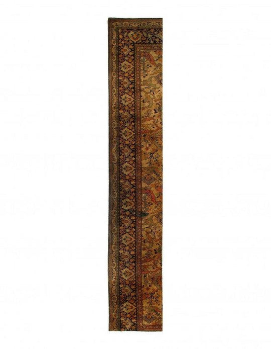 Alfombra de lana kazaka caucásica antigua del siglo XVIII para sala de estar - 3'7'' X 7'5''