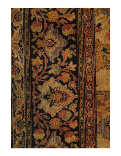 Canvello 1970s Machine Made Vintage Isfahan Design Runner - 2'3'' X 13'9'' - Canvello