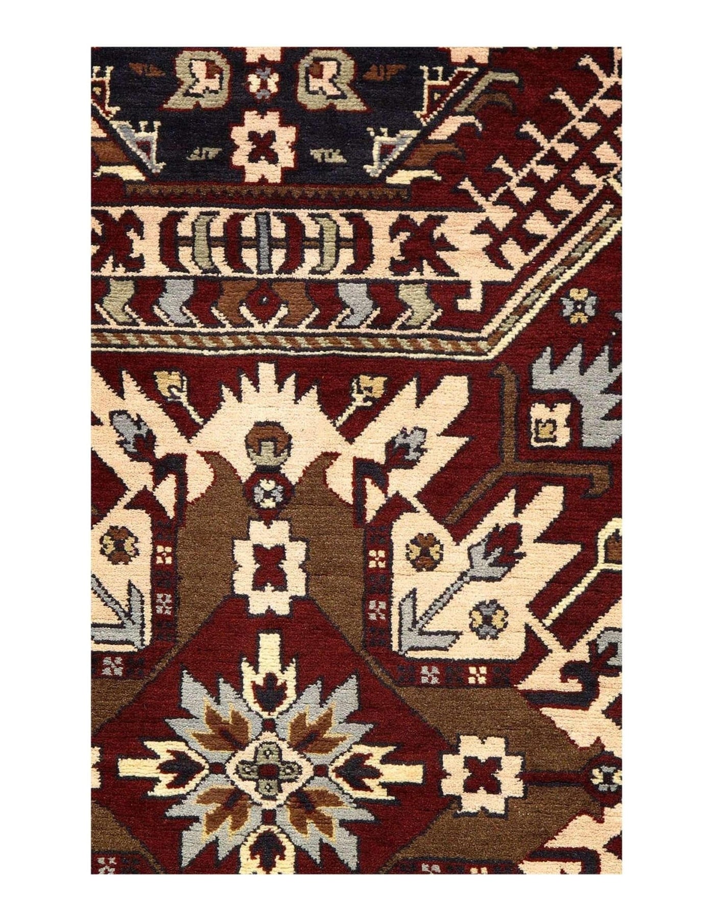 Canvello 1970s Vintage Afghan Tekkeh Rug - 3'11" x 6'3" - Canvello