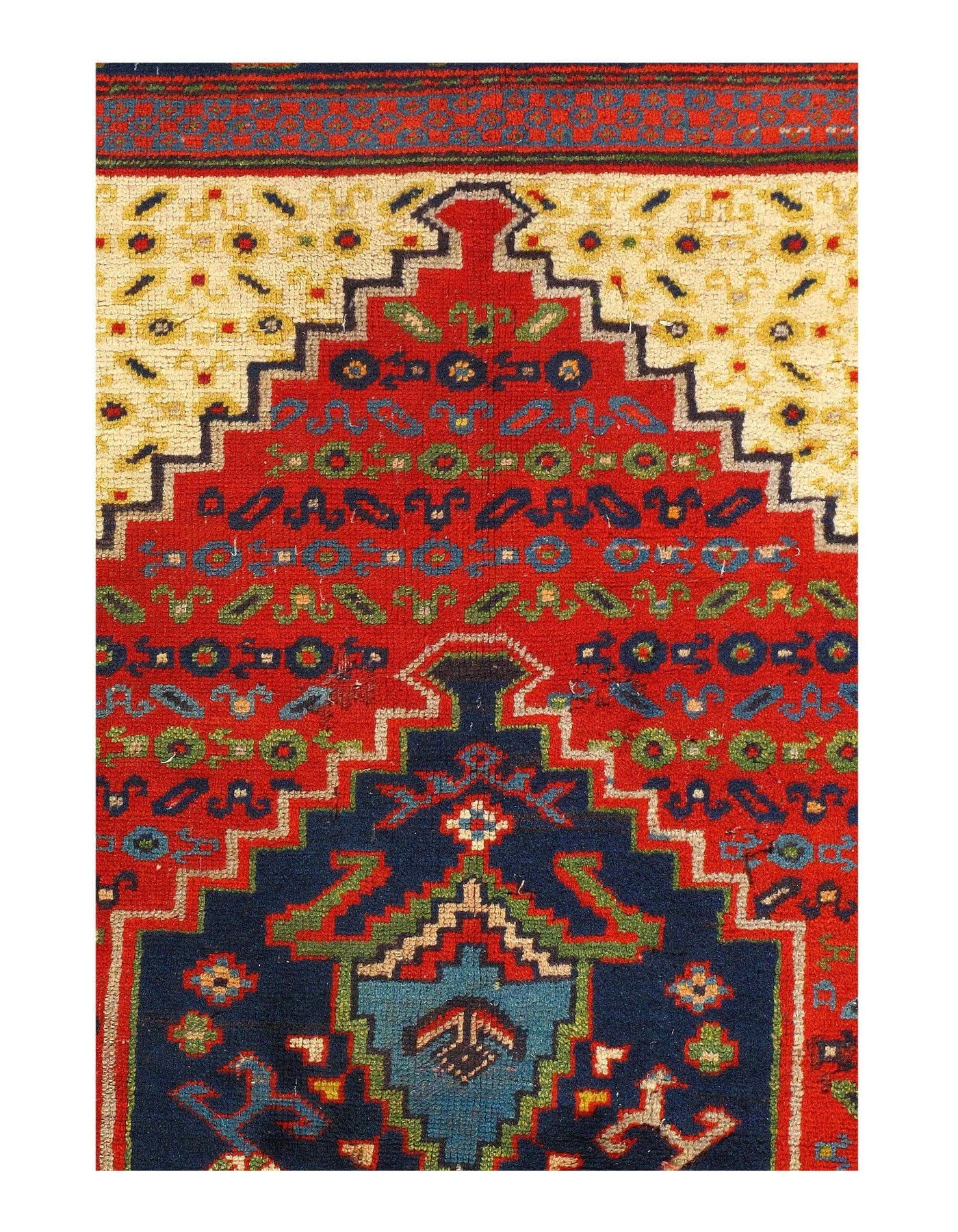 Canvello 1970s Vintage Persian Hand Knotted Rugs - 4'4" X 6'4"