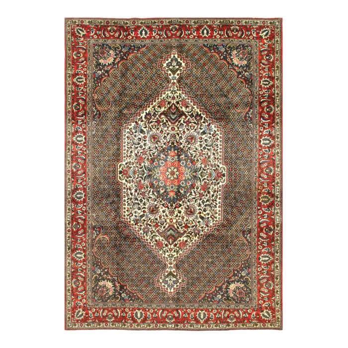 Canvello 1980s Vintage Silkroad Bakhtiari Wool Rug - 6'9" x 10' - Canvello