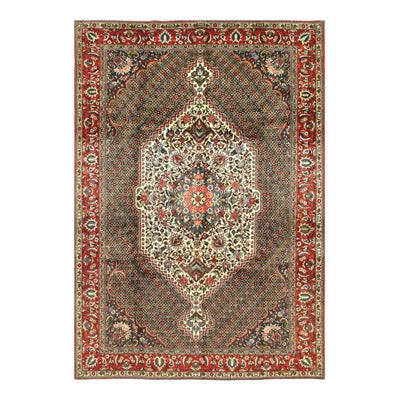 Canvello 1980s Vintage Silkroad Bakhtiari Wool Rug - 6'9" x 10' - Canvello