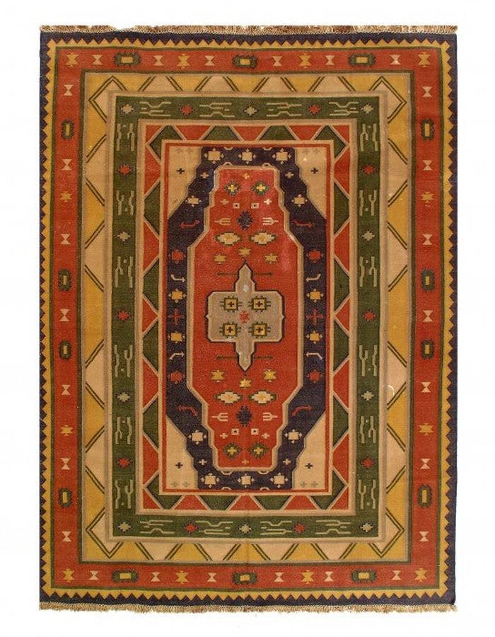 Canvello 1990 Sami Antique Hand Knotted kilim Rug - 6'5'' X 9'8'' - Canvello