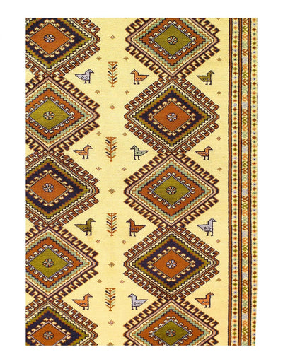 Canvello 2000s Hand Knotted Silkroad Vintage Ardabill Rug - 4' X 6'4'' - Canvello