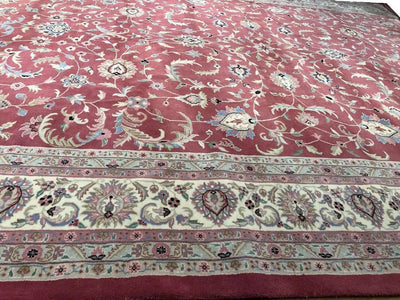 Canvello 2010 Fine Hand Knotted Silkroad Kashan design Rug - 12'1'' X 18'3'' - Canvello