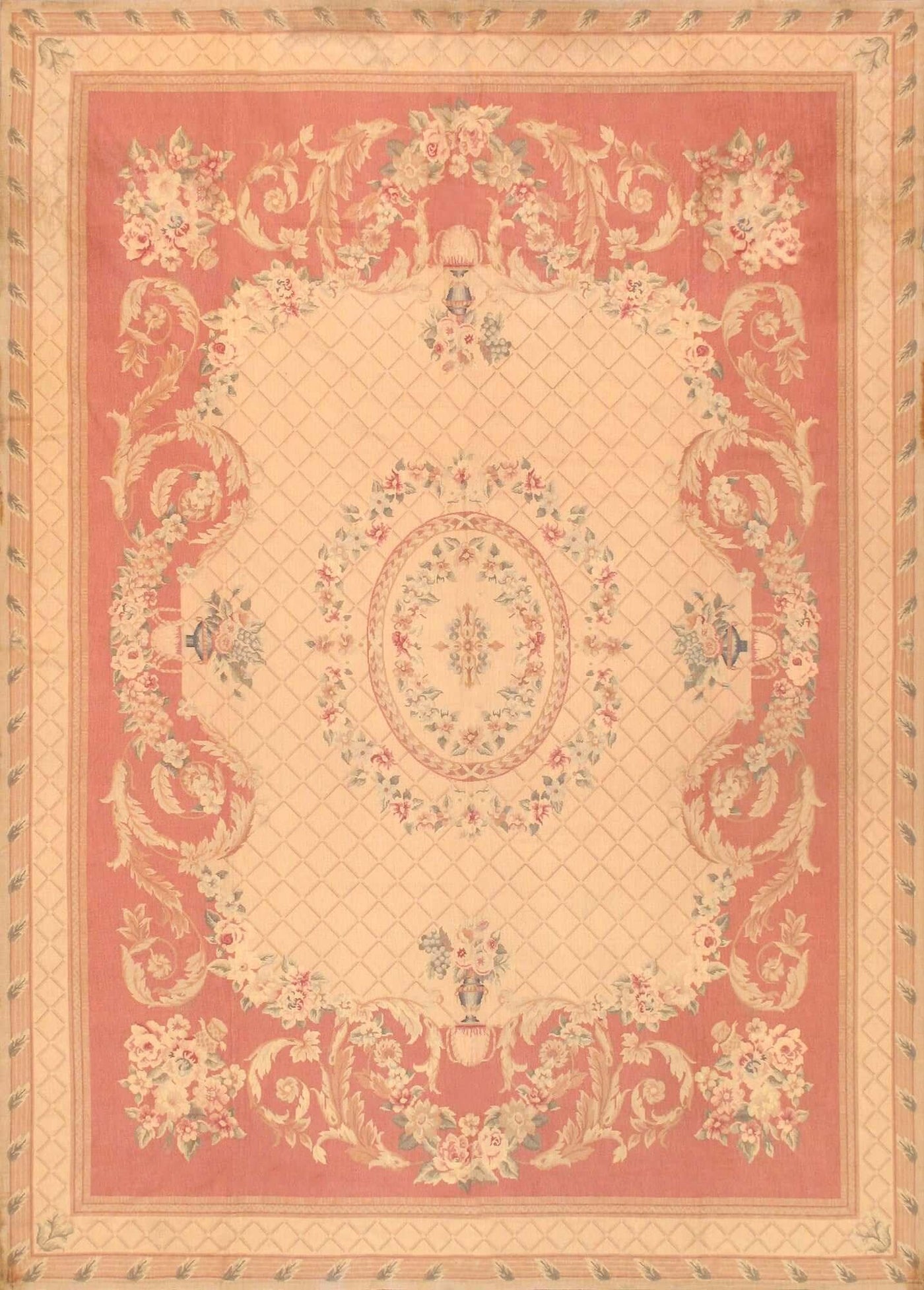 Canvello Abusson Collection Hand-Knotted Wool Area Rug