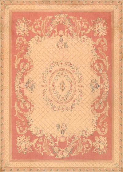 Canvello Abusson Collection Hand-Knotted Wool Area Rug