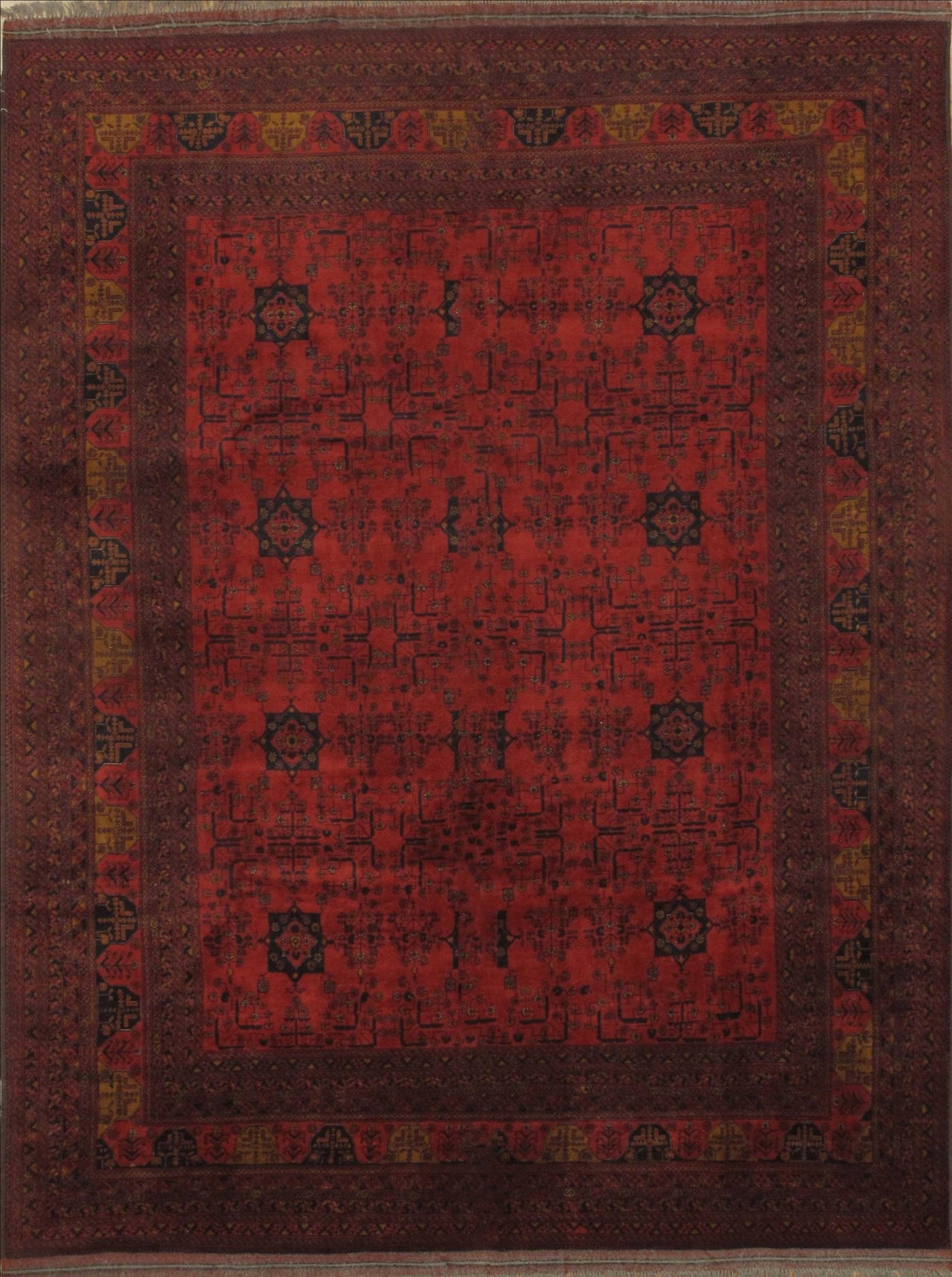 Canvello Afghan Tribal Bashir Rug - 8'8"x11' - Canvello