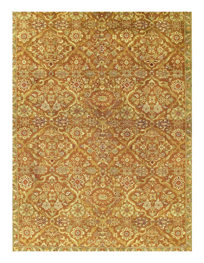 Canvello Agra Hand-Knotted Rug - 9' X 11'9"