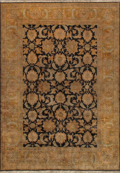 Canvello Agra Hand - Knotted Wool Area Rug - 9'10" X 13'4" - Canvello