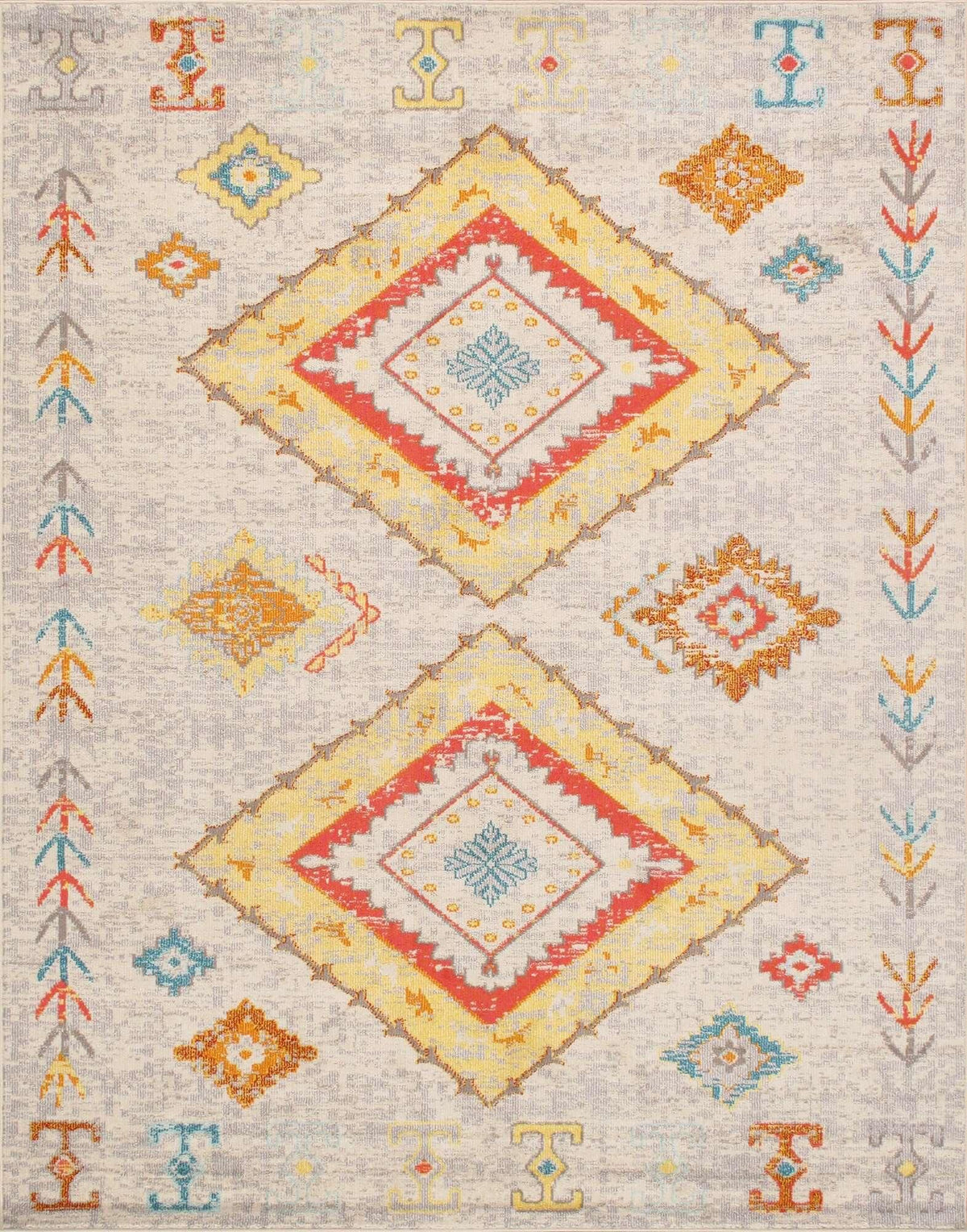 Canvello Aldora Design Power Loom Area Rug- 10' X 14'