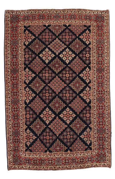 Canvello All Over Hamadan Transitional Rugs - 4'5'' X 6'9'' - Canvello