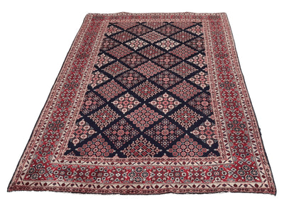 Canvello All Over Hamadan Transitional Rugs - 4'5'' X 6'9'' - Canvello