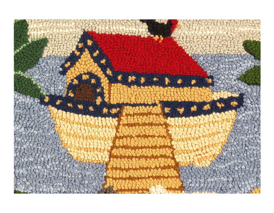 Canvello American Antique Hooked Rug - 2' X 3'