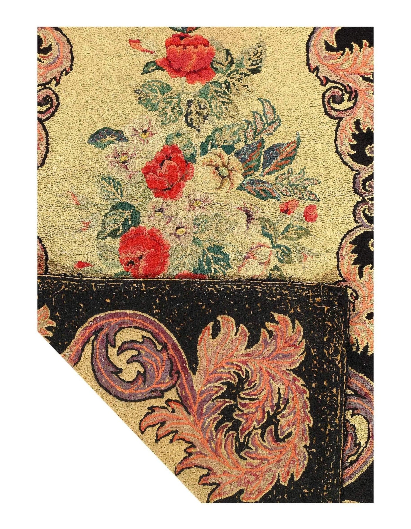 Canvello American Antique Hooked Rug 2'4'' X 4'7'' - Canvello