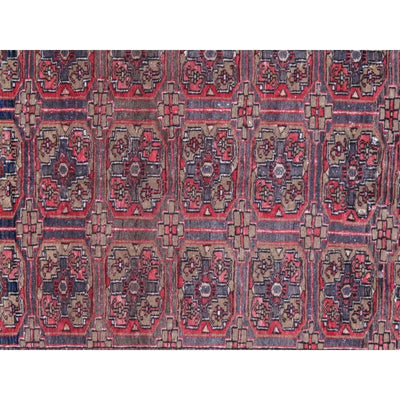 Canvello Antique Afghan Tekkeh Rug - 4'4" x 5'7" - Canvello