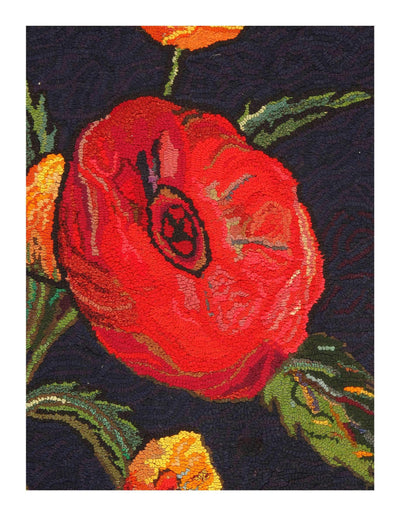 Canvello Antique American Hook Rug 2'6'' X 4'