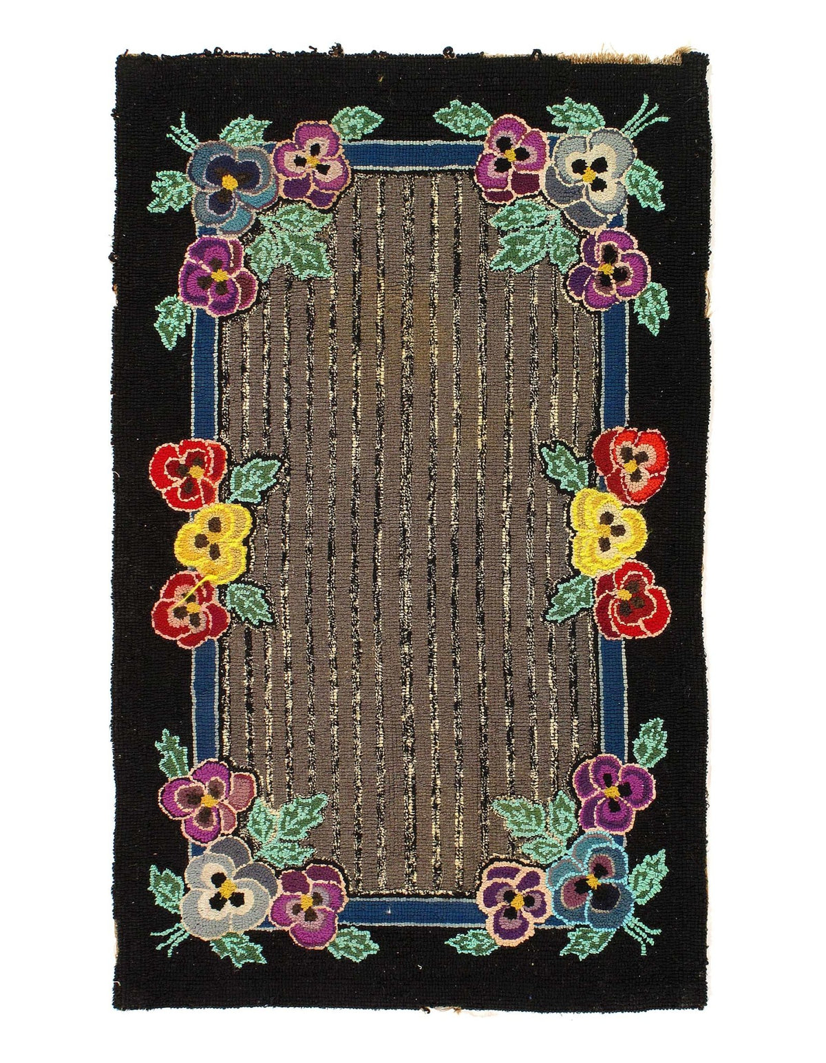 Canvello Antique American Hook Rug 2'7'' X 4'2"