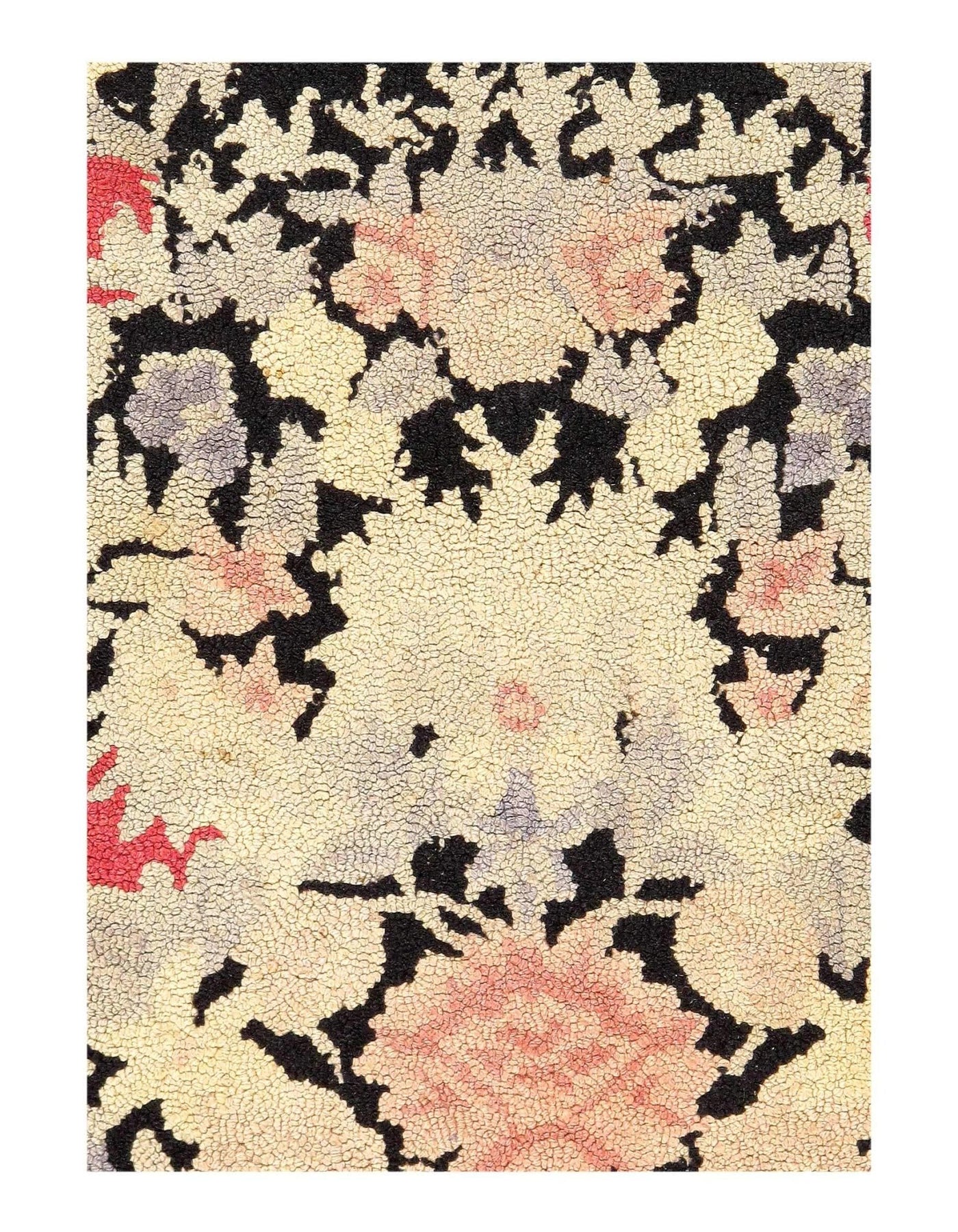 Canvello Antique American hooked rug 1'8'' X 2'5'' - Canvello