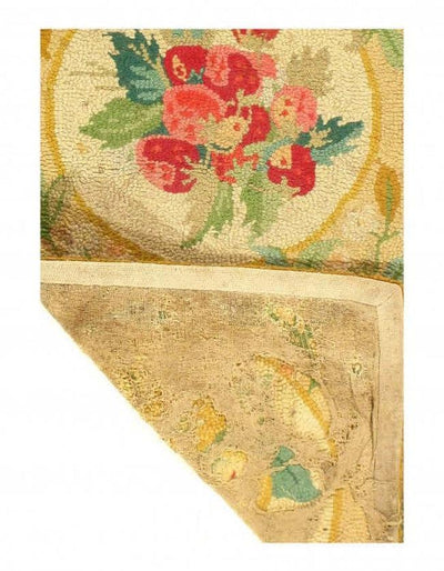 Canvello Antique American hooked rug 1'8'' X 4'2'' - Canvello