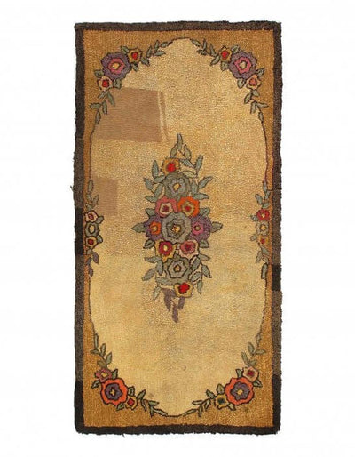 Canvello Antique American Hooked Rug - 2'11'' X 5'9'' - Canvello