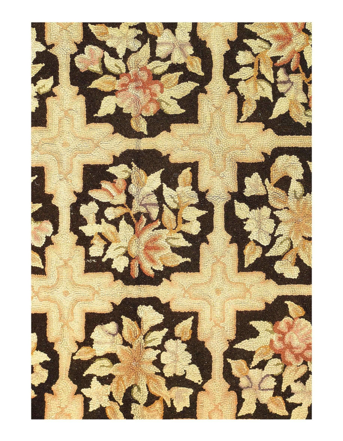 Canvello Antique American hooked rug - 3'8'' X 5'9''