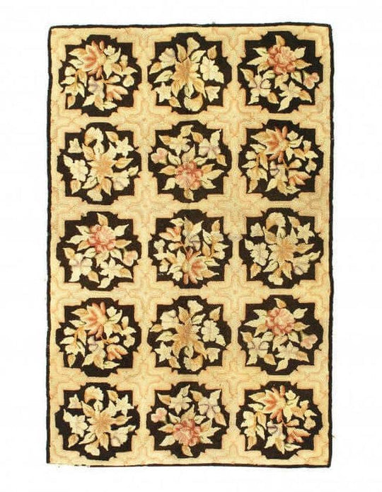Canvello Antique American hooked rug - 3'8'' X 5'9''
