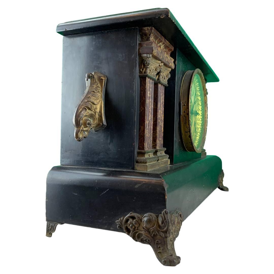 Canvello Antique American Ingraham Mantel Clock - Canvello