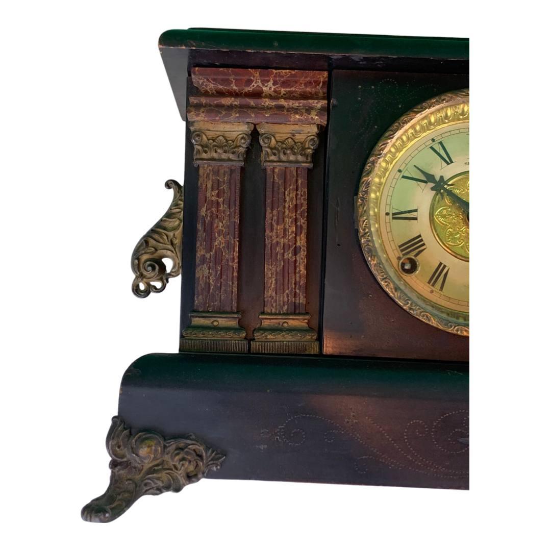 Canvello Antique American Ingraham Mantel Clock