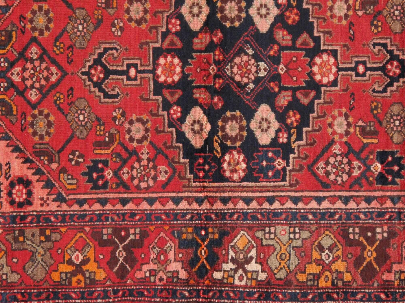 Canvello Antique Ardabill Vintage Red Rug - 4' X 6'7"