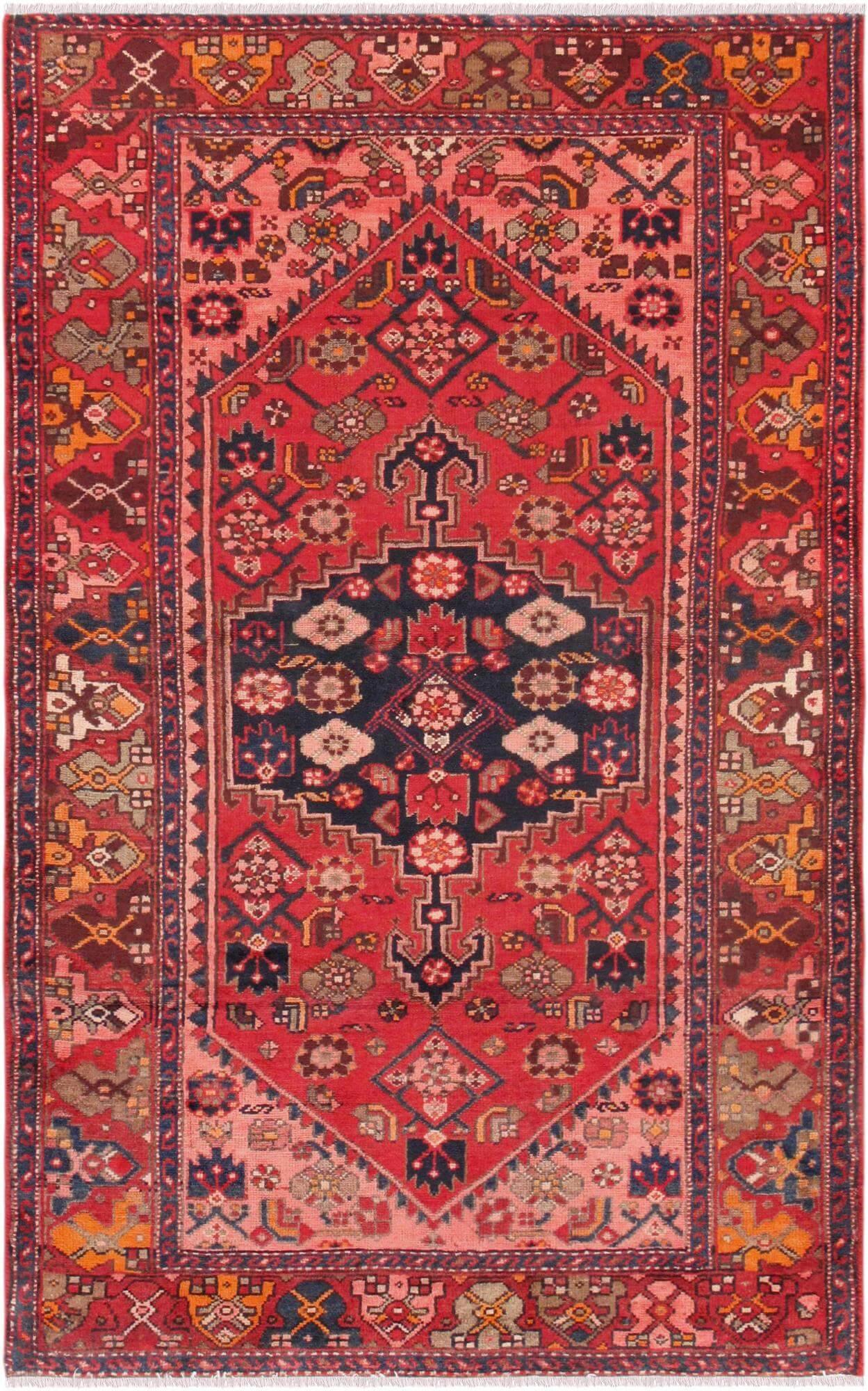 Canvello Antique Ardabill Vintage Red Rug - 4' X 6'7" - Canvello