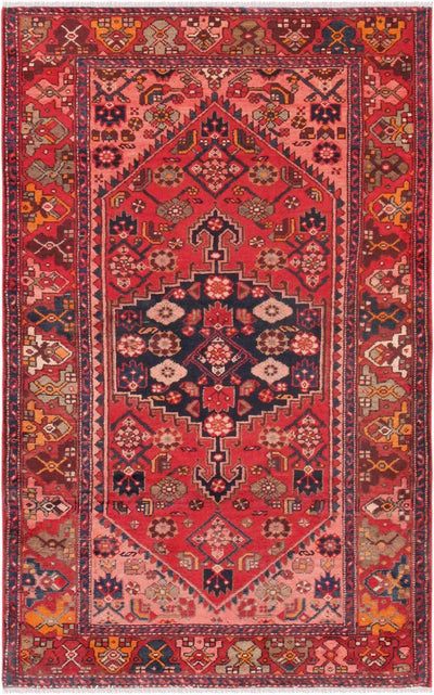 Canvello Antique Ardabill Vintage Red Rug - 4' X 6'7" - Canvello